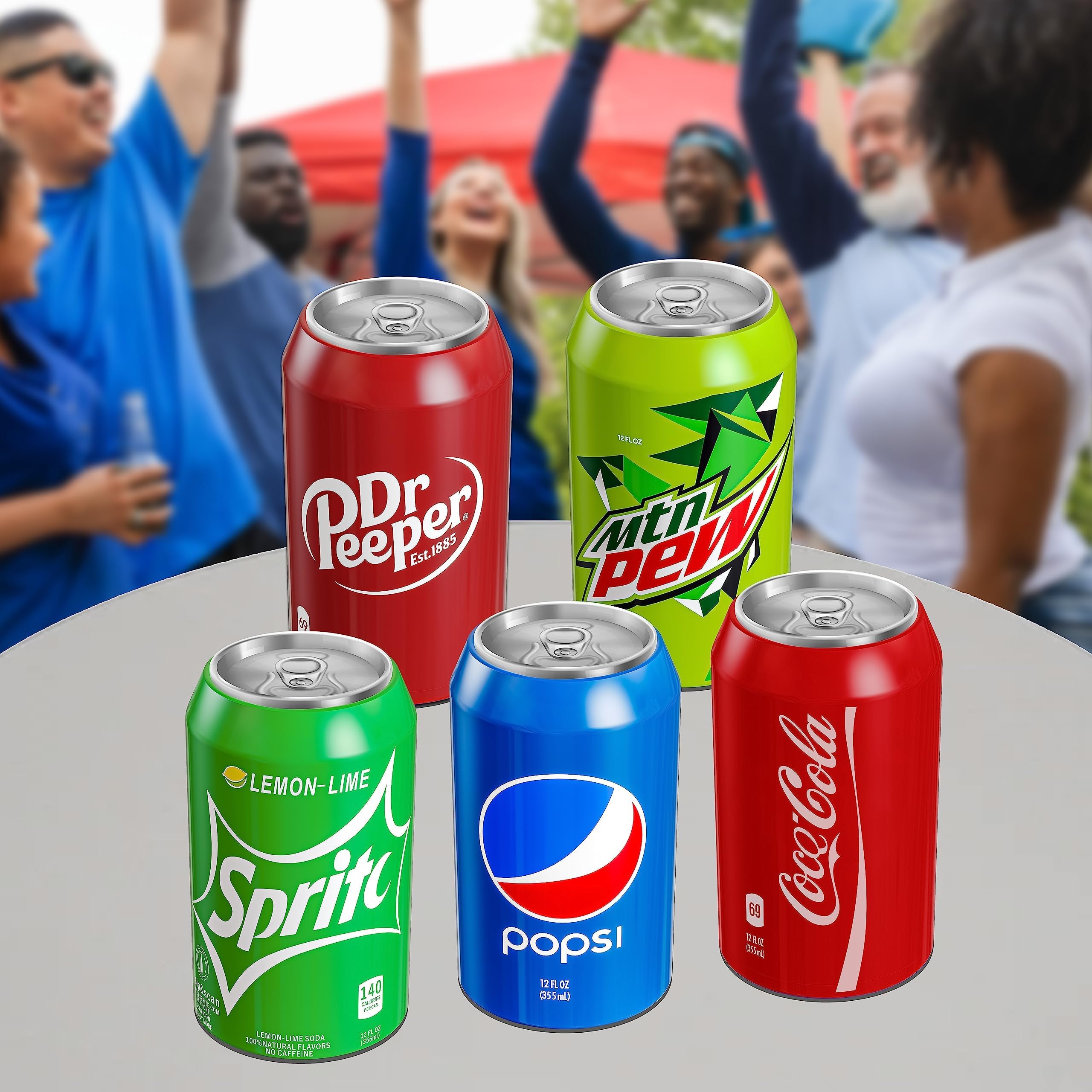 Skywin soft silicone kozie protects cans while you sip outdoors.
