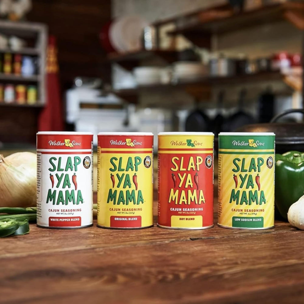 Slap Ya Mama Original Blend on chicken plate for savory Louisiana notes.