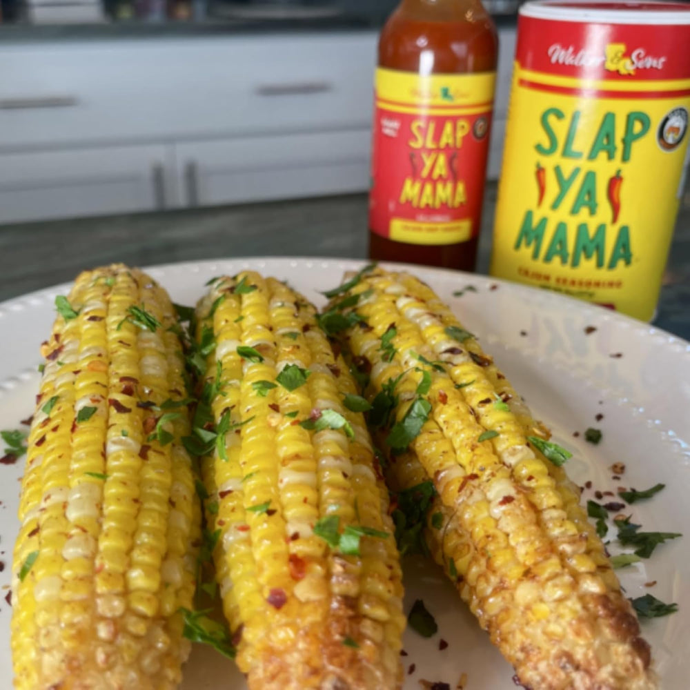Slap Ya Mama Original Blend on eggs elevating breakfast flavor.