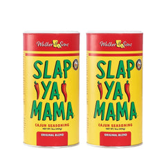 Slap Ya Mama Original Cajun seasoning in a 16 oz can boosts flavor.