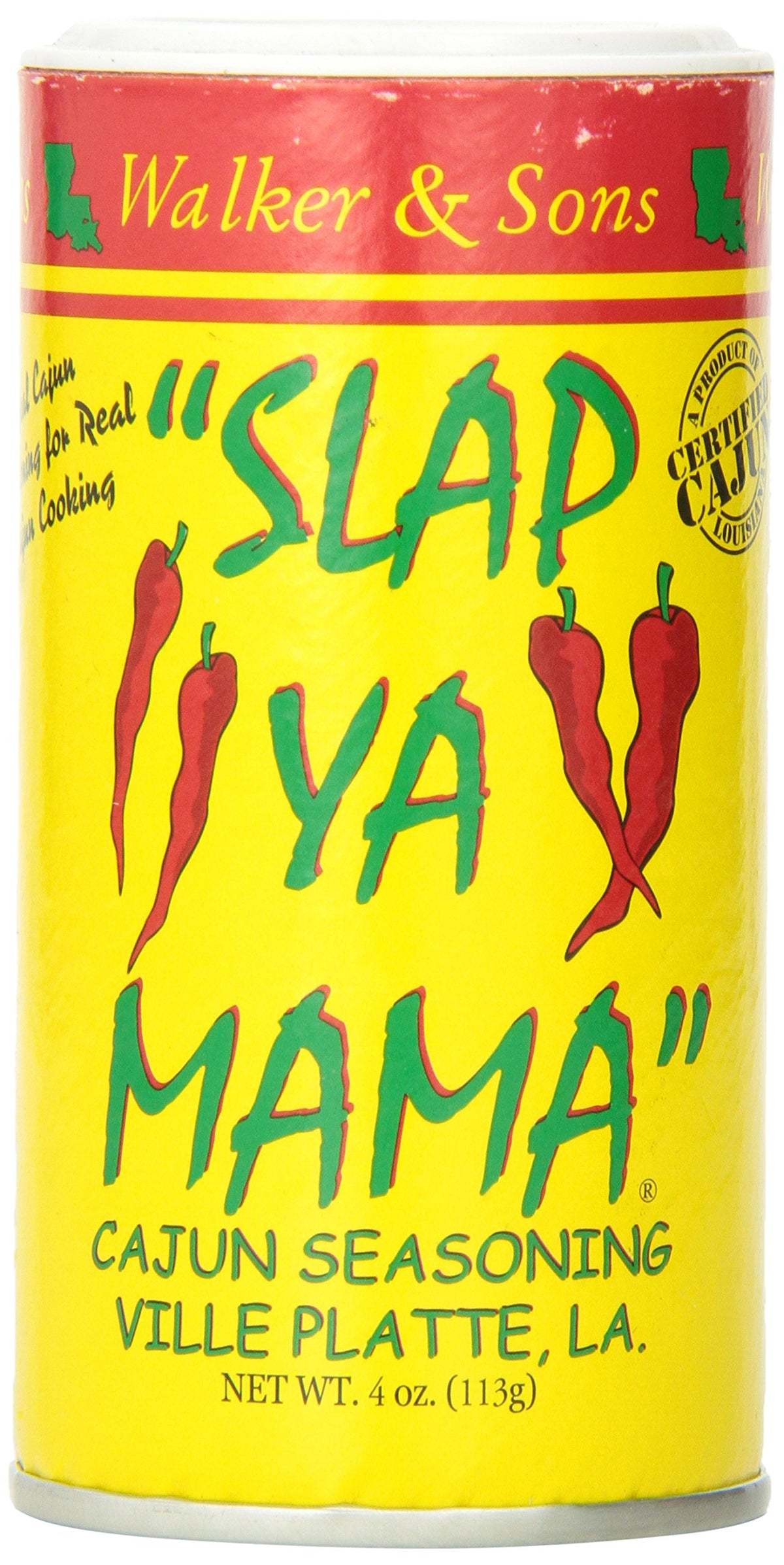 Slap Ya Mama Original Seasoning bottle front for bold Cajun flavor enhancer