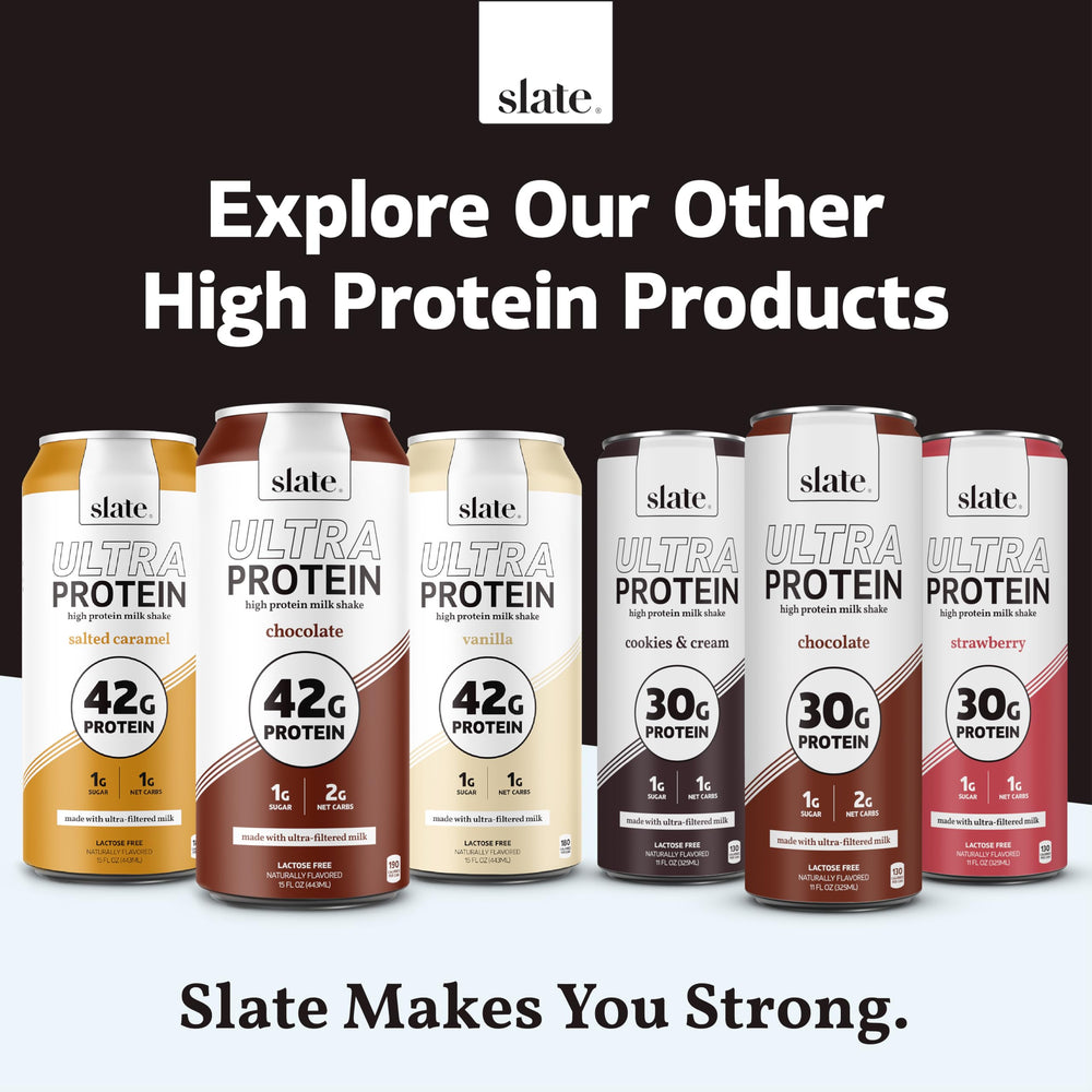 Slate Milk Mocha Latte 1g sugar and 3g net carbs per can.