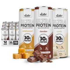 Slate Milk Ultra Protein Shake chocolate can for a convenient high-protein snack
