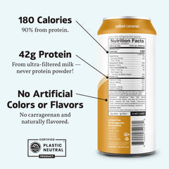 Slate Milk Ultra Protein Shake close-up showing smooth texture and lactose free formula