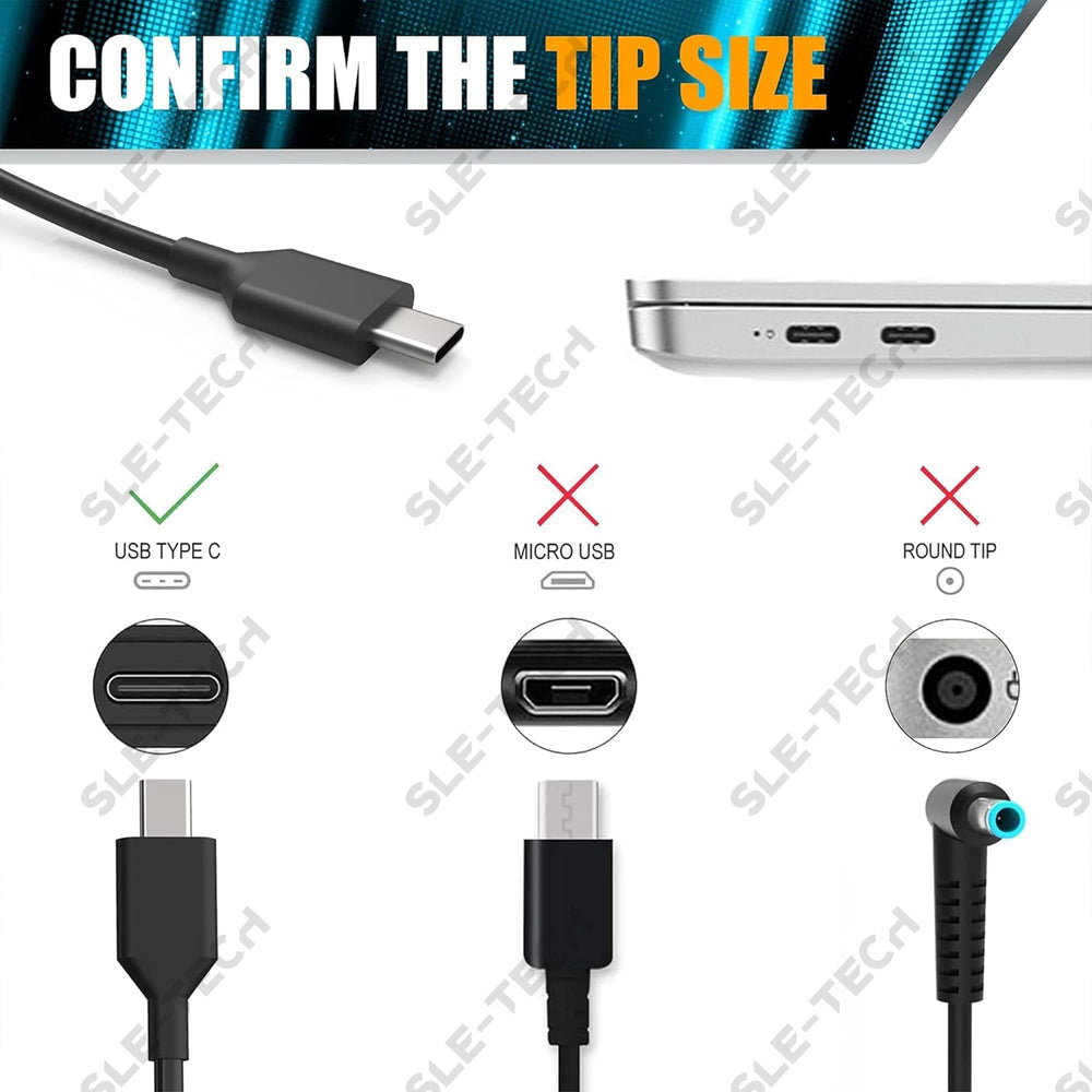 Detachable 6ft AC cord with USB-C cable for flexible desk setup.
