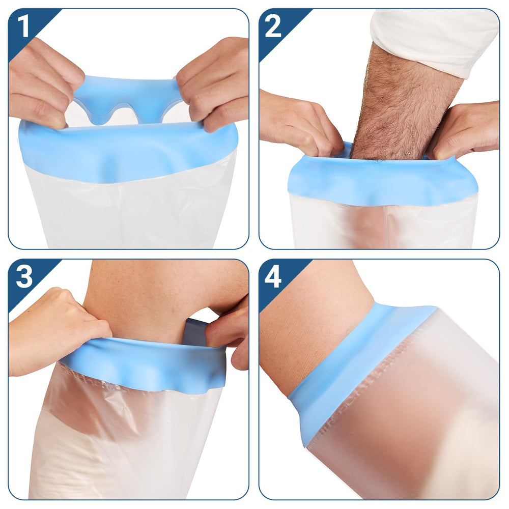Sleek Ideas reusable PVC sleeve with built-in hook for storage