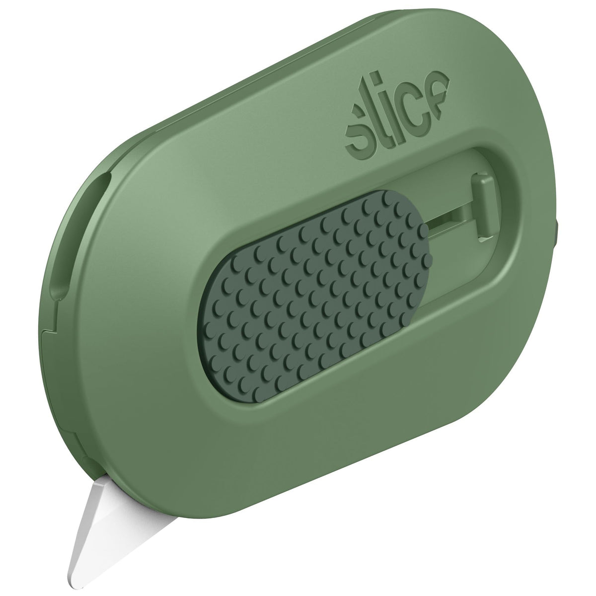 Slice Mini Box Cutter ceramic blade delivers clean cuts with a safety edge.