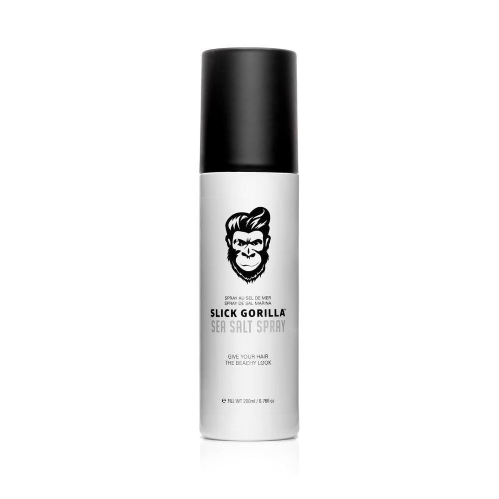 Slick Gorilla Sea Salt Spray bottle demonstrating lightweight texture and natural volume