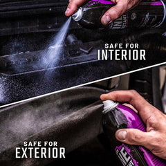 UV shield on exterior plastics with Slick Shine & Protectant to maintain color.