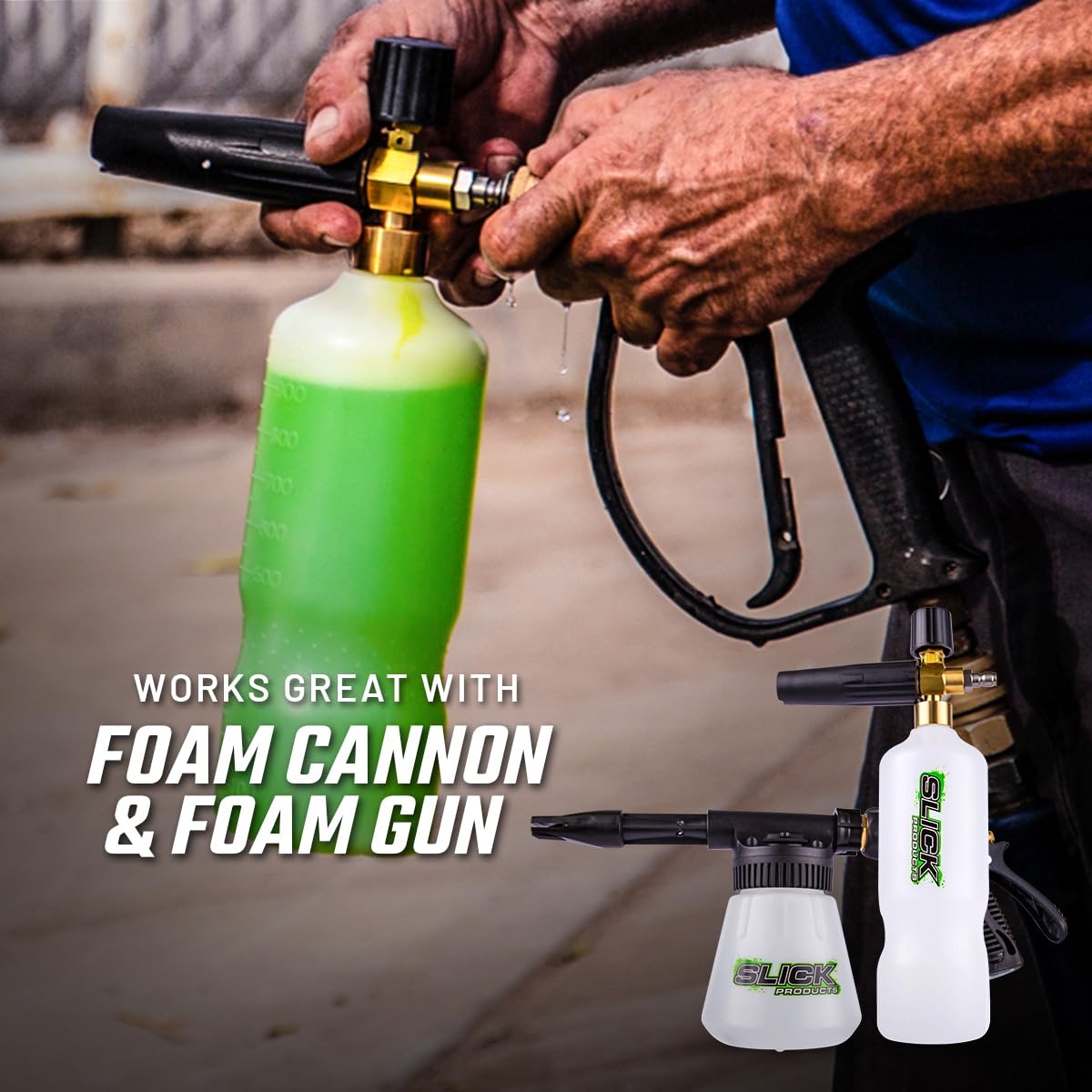 Glossy, water-repellent finish after washing with Total Off-Road Wash