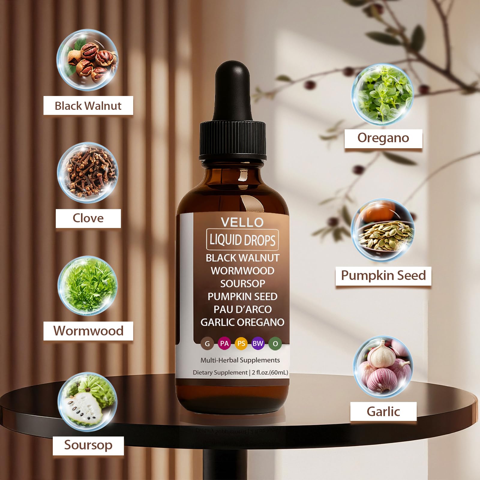 Slifthistle Clove and Garlic close-up signaling aromatic botanical synergy