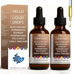 Slifthistle Vello bottle front highlighting design for daily gut balance