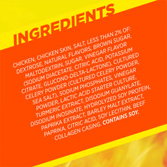Slim Jim Giant Chicken Sticks display showing 6g protein per stick for active snacking