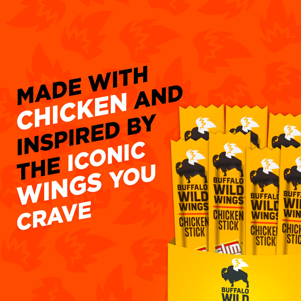 Slim Jim Giant Chicken Sticks feature no added nitrites or nitrates, celery powder noted