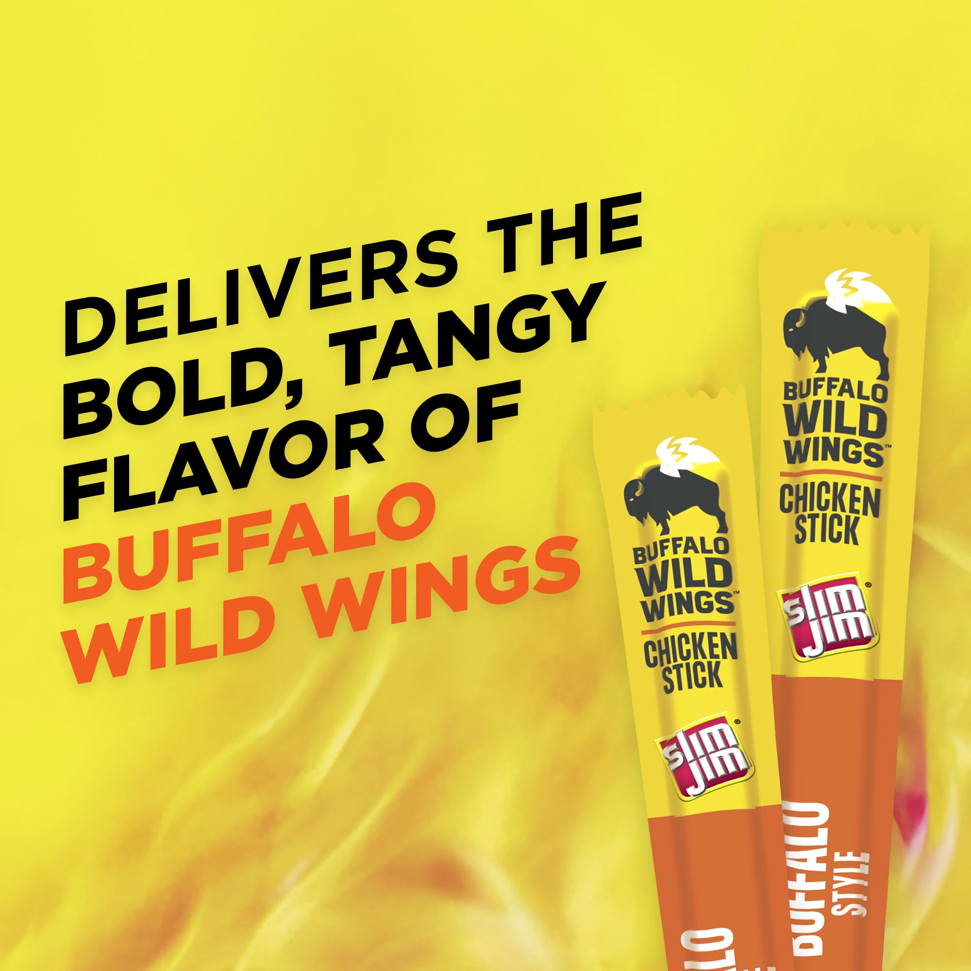Slim Jim Giant Chicken Sticks on-the-go convenience in a portable snack setting