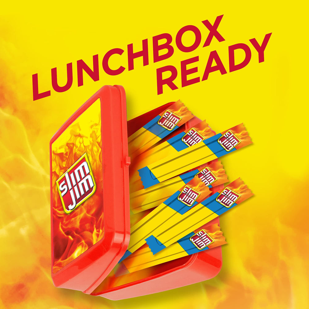 Slim Jim Mild Snack Sticks label notes no artificial flavors or colors