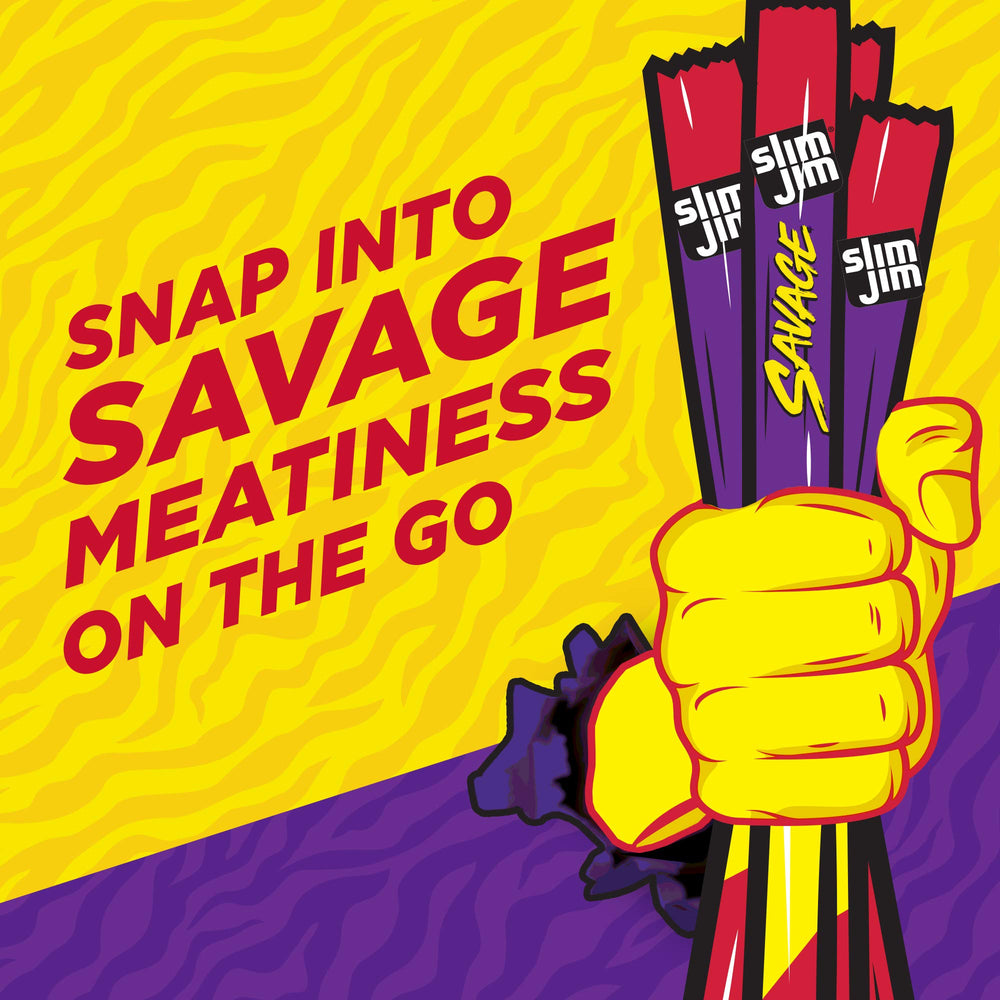 Slim Jim Savage Serving Plate—savory sticks for gatherings and picnics.