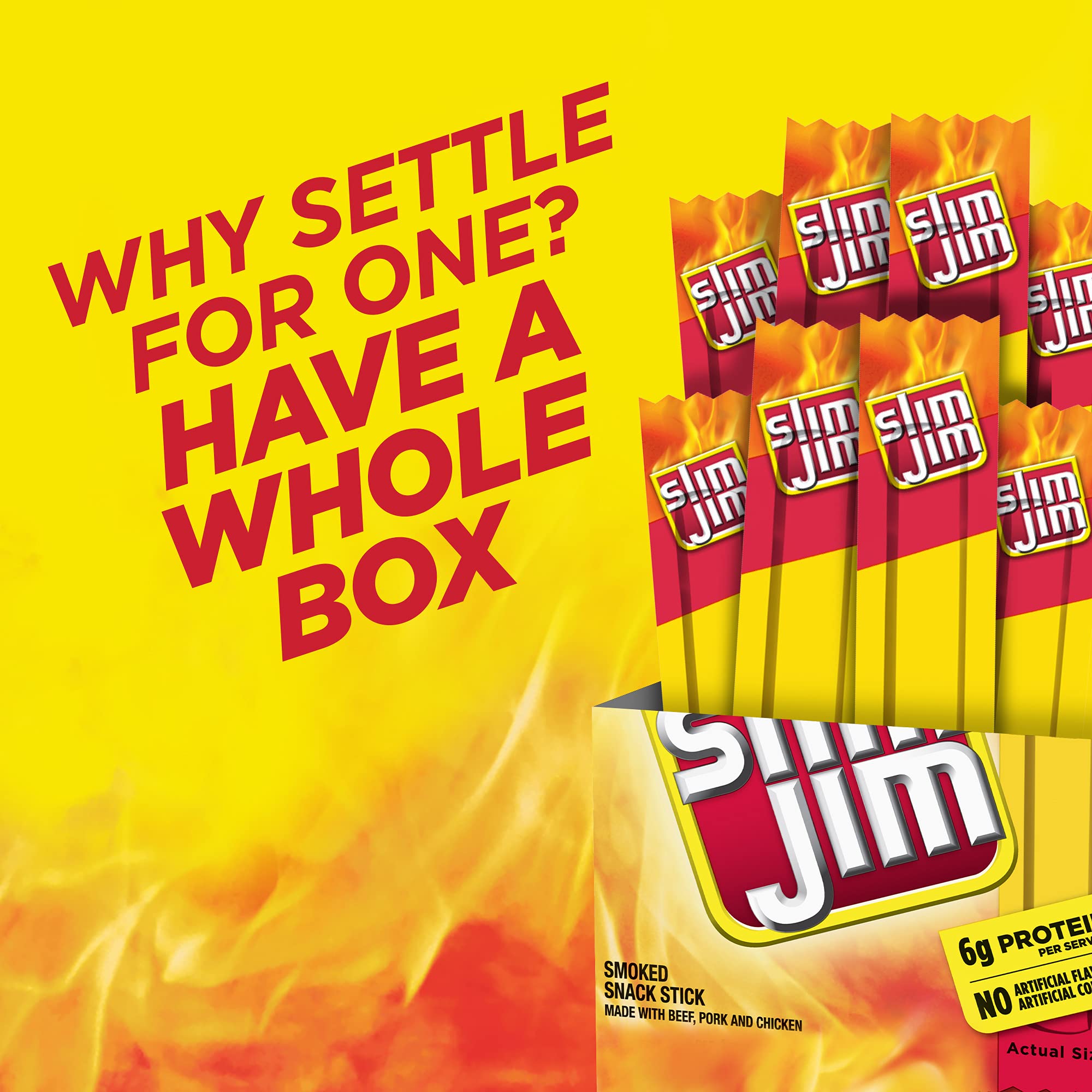 Slim Jim Smoked Meat Sticks Easter basket idea highlights giftable snack.