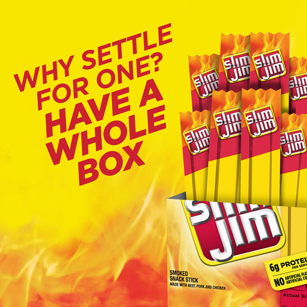 Slim Jim Smoked Meat Sticks Easter basket idea highlights giftable snack.