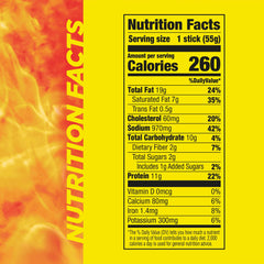 Slim Jim Tabasco Monster packaging closeup shows rugged seasoning and branding.