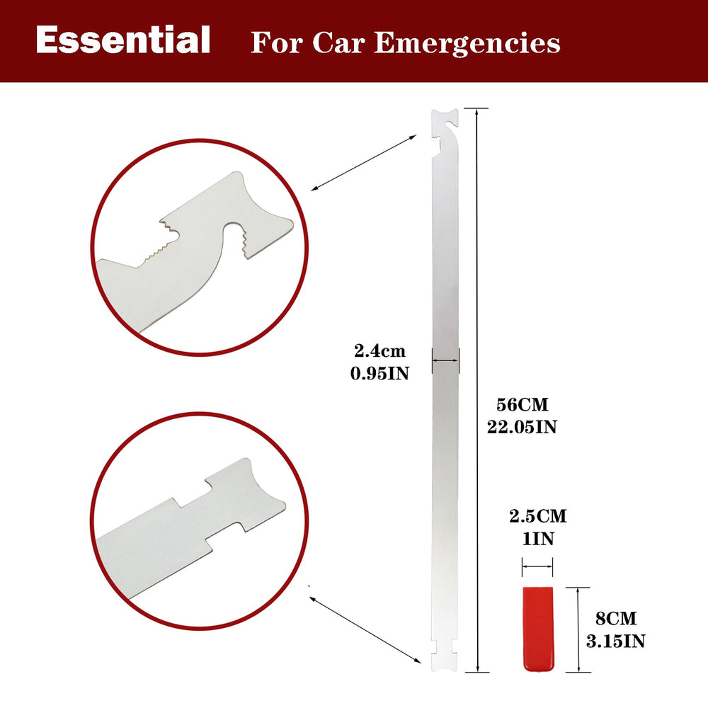Slim Jim Tool ergonomic grip enabling safe handling during door tasks