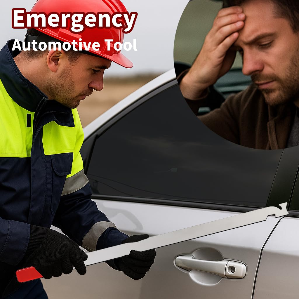 Slim Jim Tool non-damaging, smooth finish used in roadside scenarios
