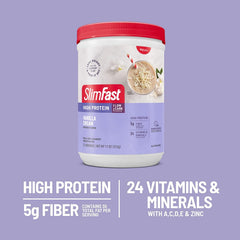 SlimFast 24 vitamins and minerals gluten-free formula supports daily nutrition.