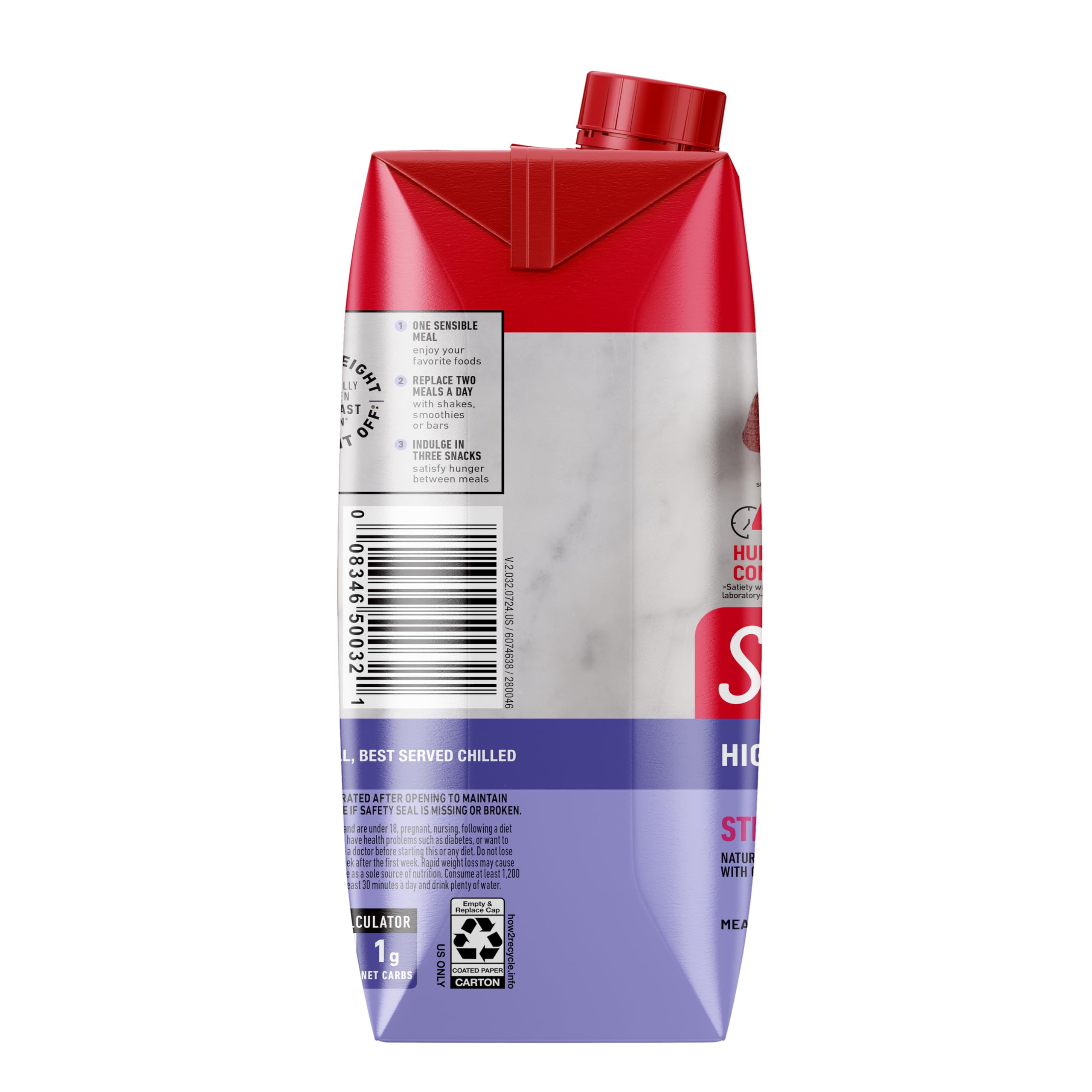SlimFast bottle shown as a grab-and-go breakfast option