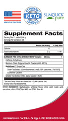 Slimquick Pure 3x scoop beside a glass shows convenient on-the-go energy and fullness