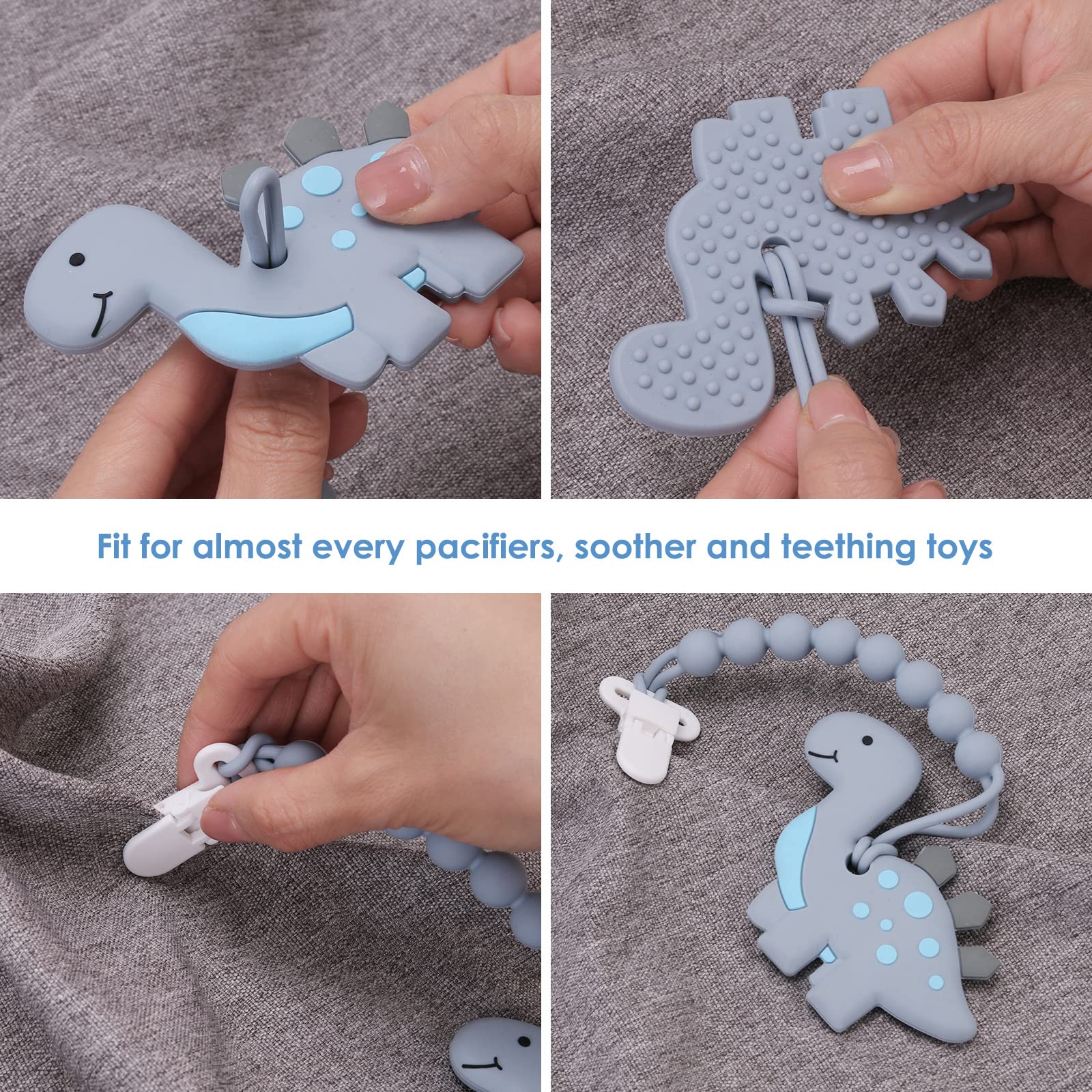 Slotic grey design complements both baby boys and girls outfits