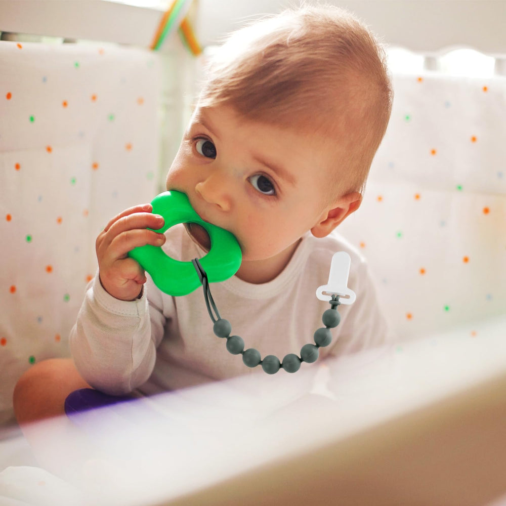 Slotic pacifier clip travel-friendly design for busy families.