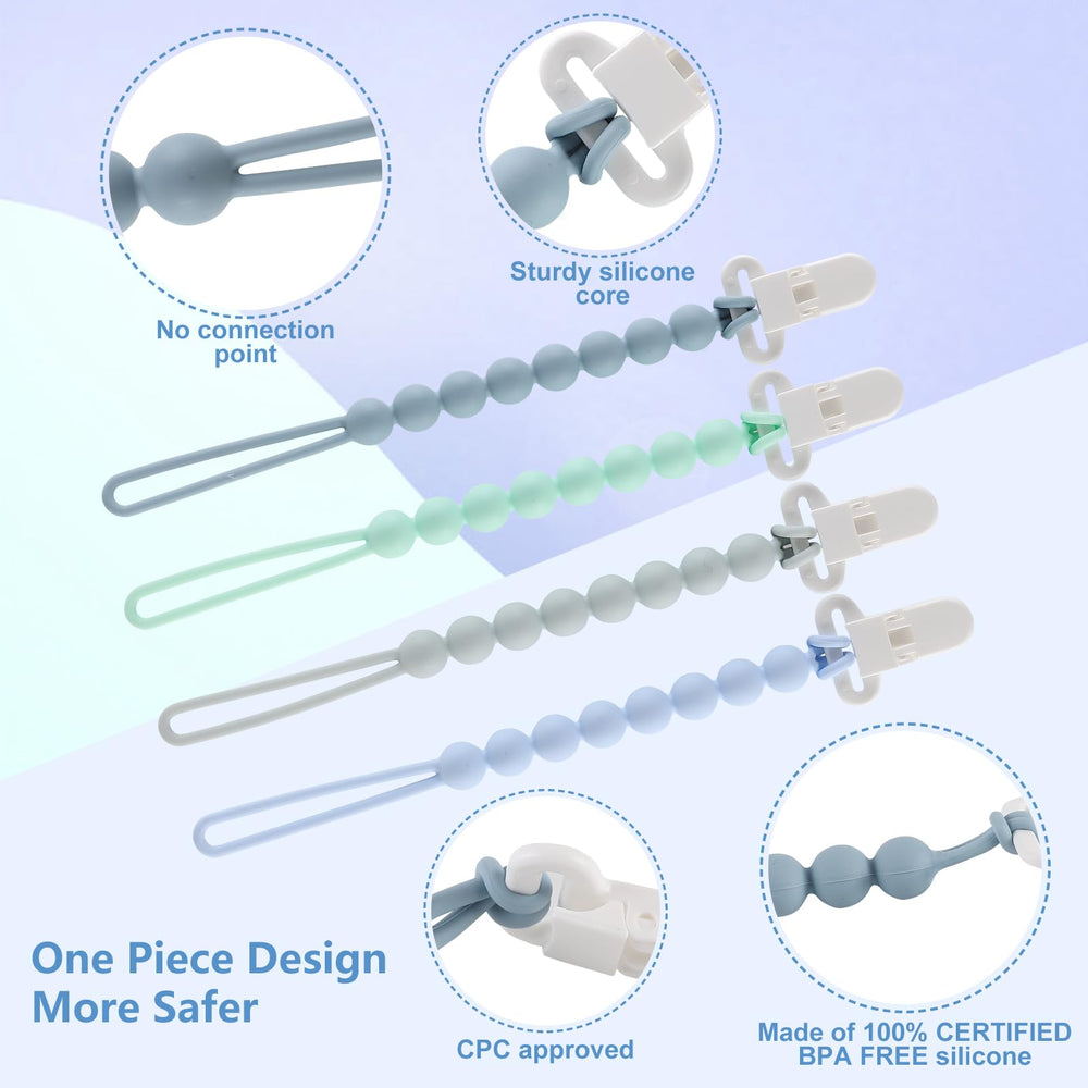 Slotic rust-free plastic clip in blue for easy cleaning and long-lasting use.