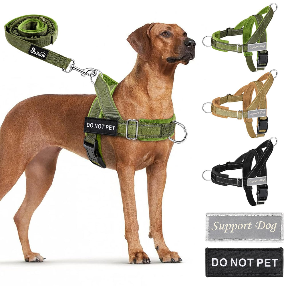 SlowTon no-pull harness front clip for easy, controlled walks