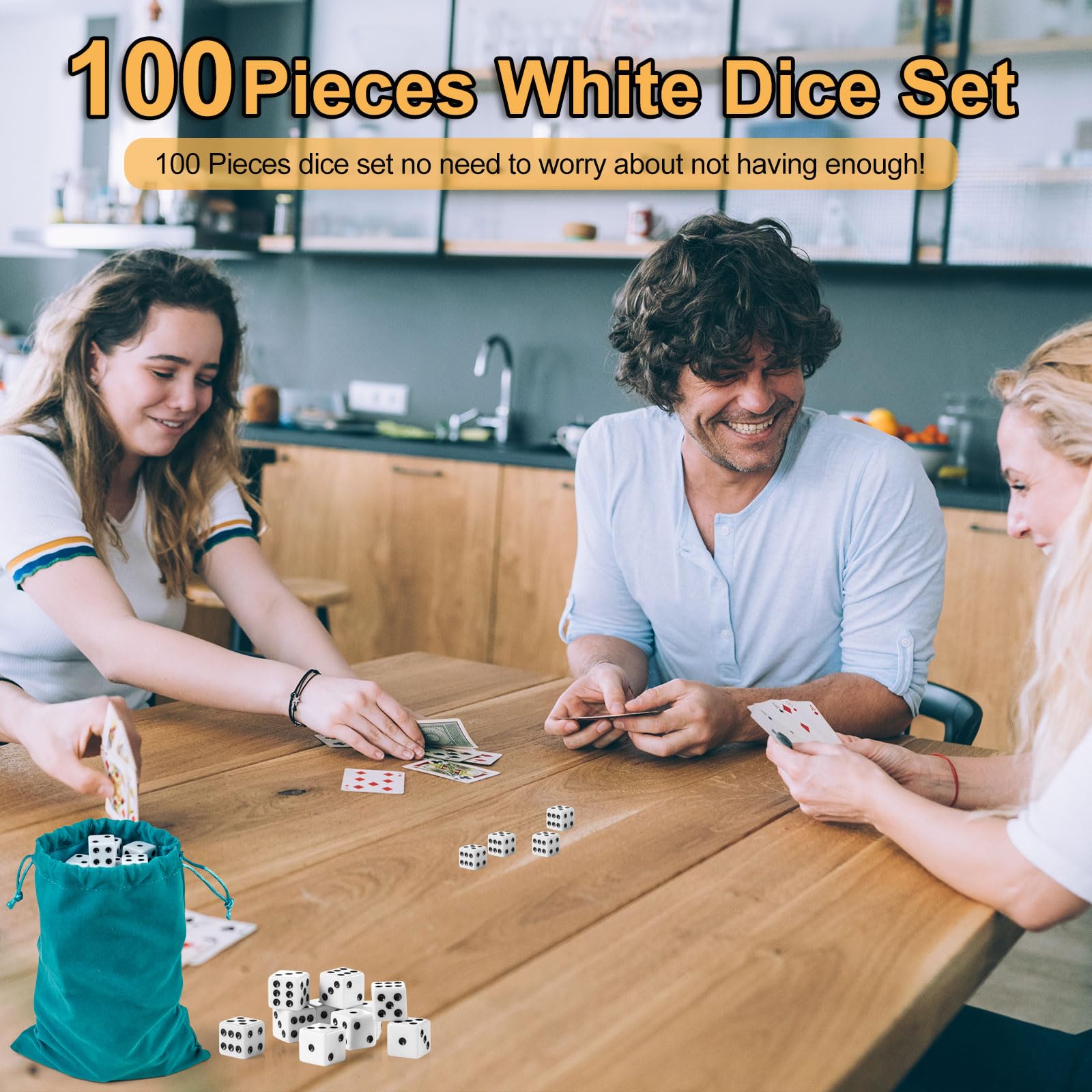 SLSESIN dice in velvet pouch for portable storage and transport.
