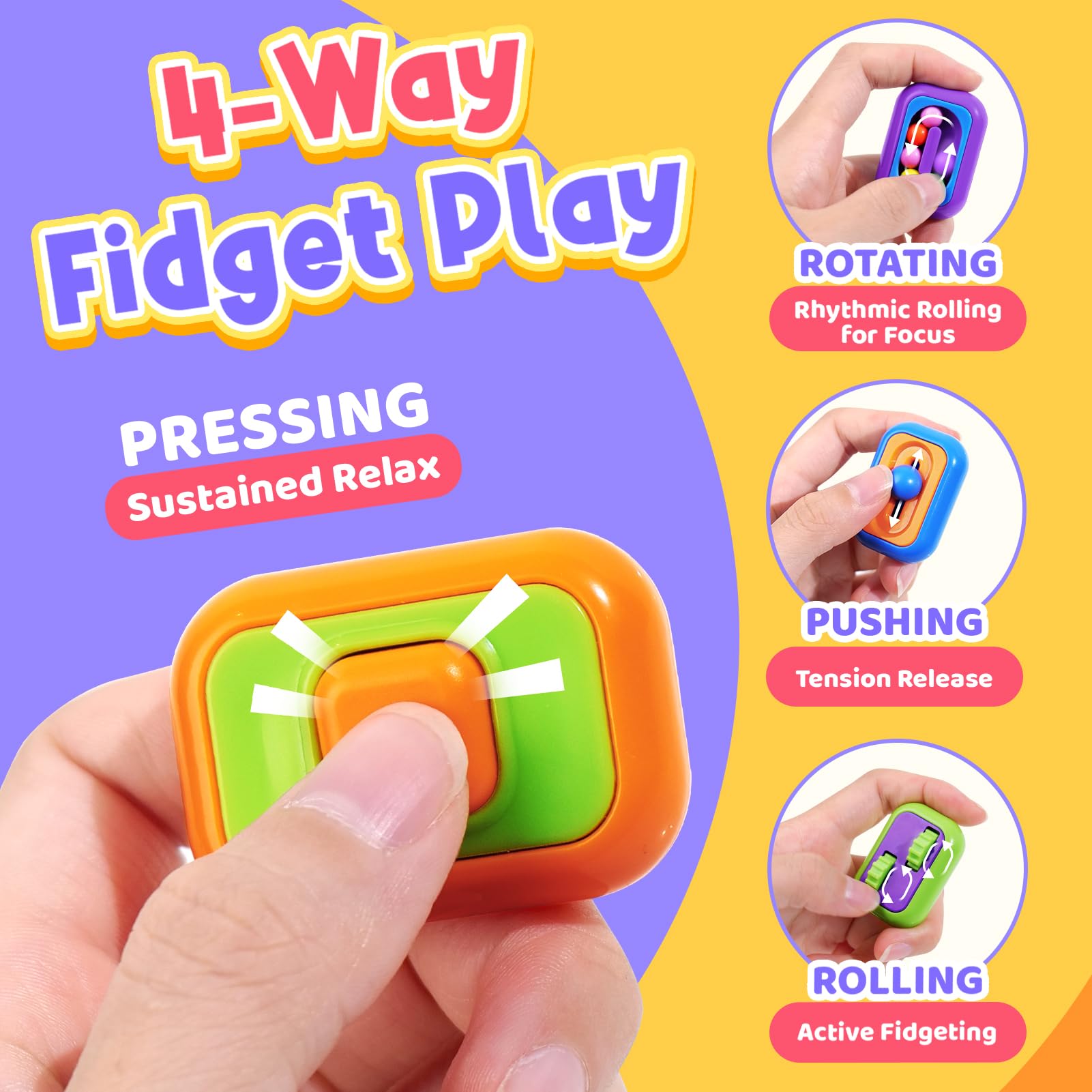 Small Fish glide beads track used for calm tactile exploration.