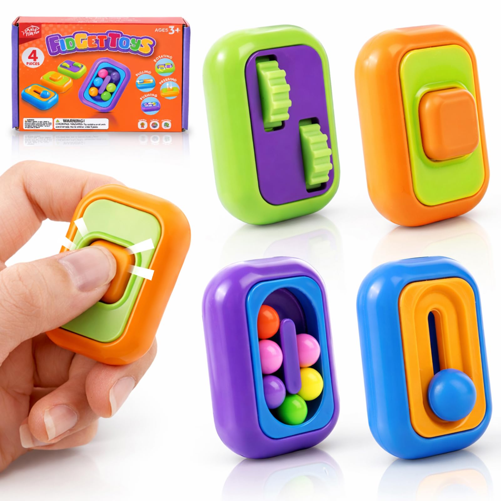 Small Fish 4-pack multi-sensory gear for focused study sessions.