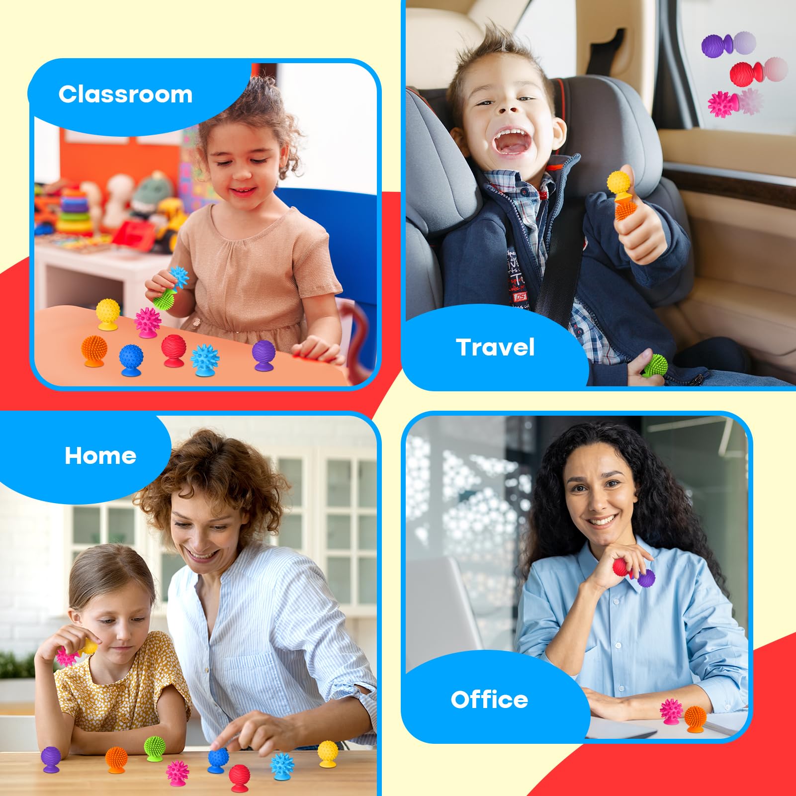 Small Fish autism-friendly sensory toy for rolling, squeezing, and pressing