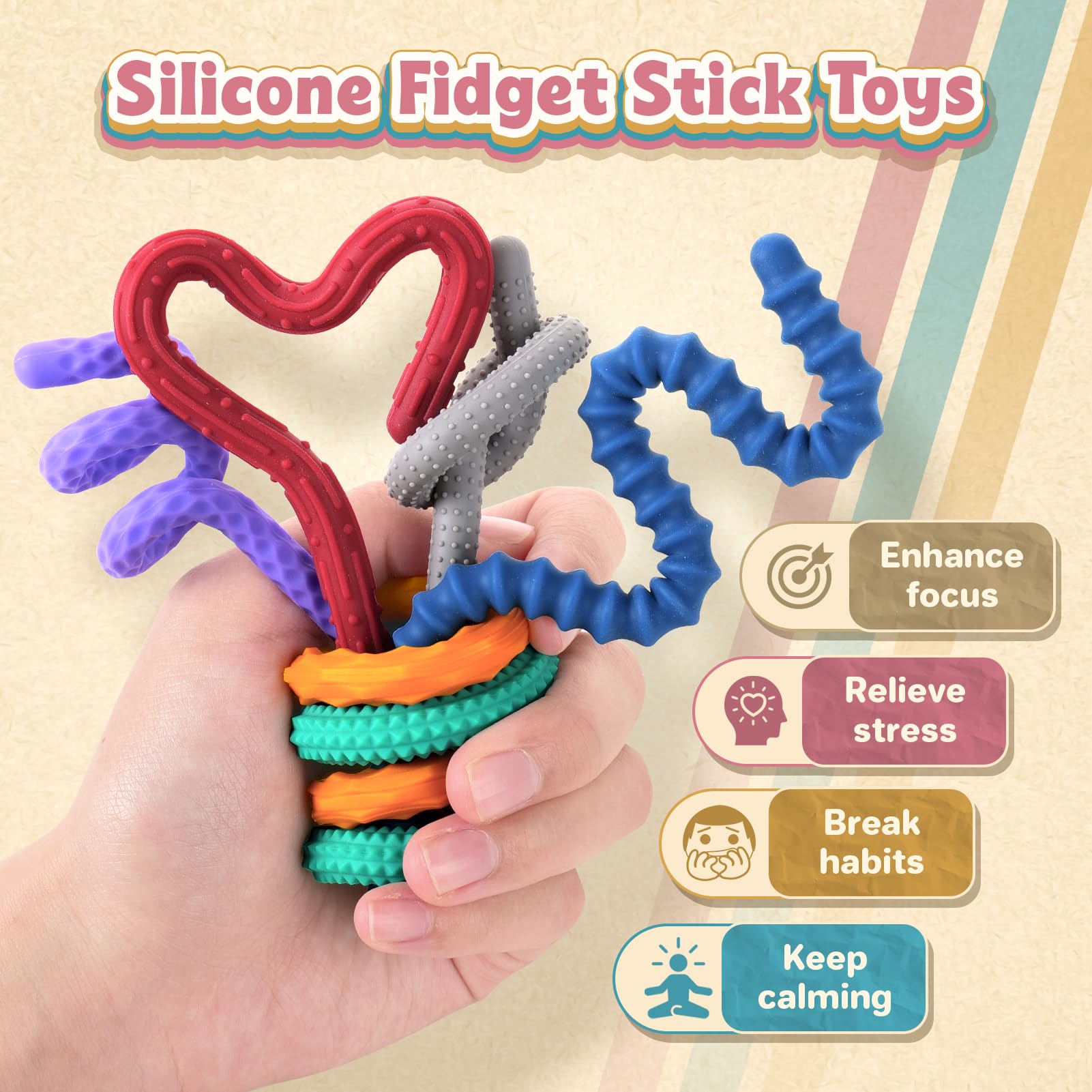 Small Fish discreet desk companion fidget for focus at work.