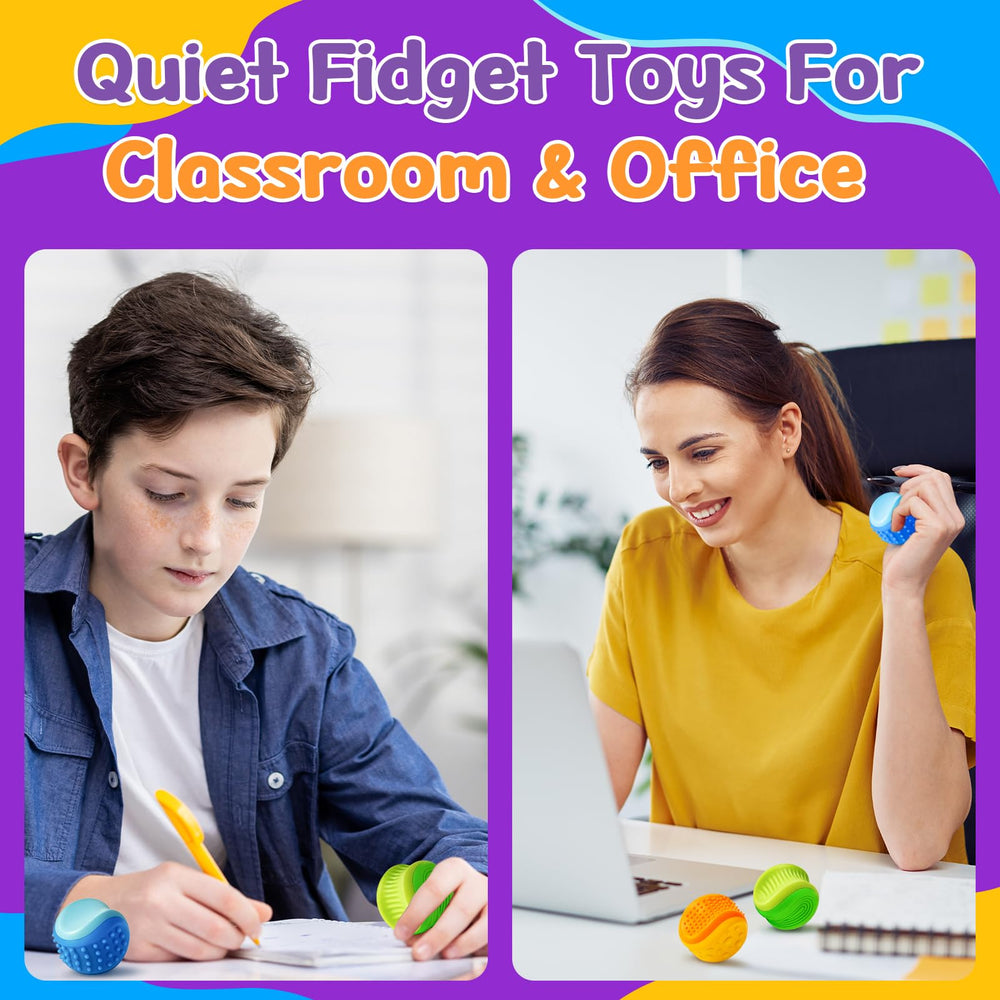 Small Fish portable fidget ball for on-the-go stress relief.