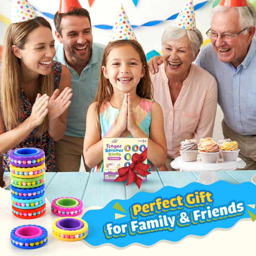 Small Fish fidget rings make a thoughtful gift for kids and teens.