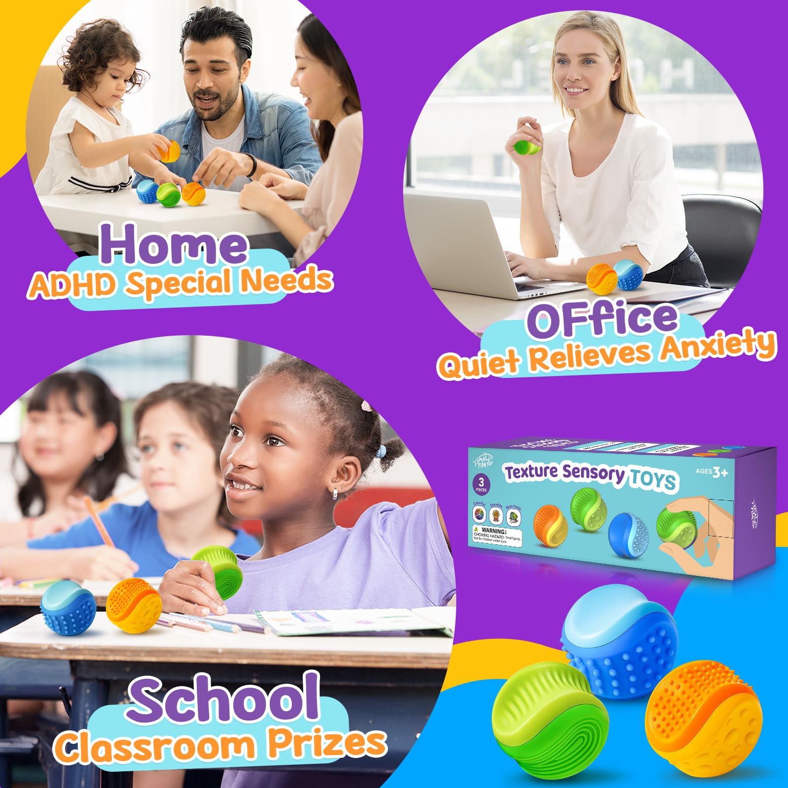 Small Fish versatile fidget ball makes a thoughtful gift for all ages.