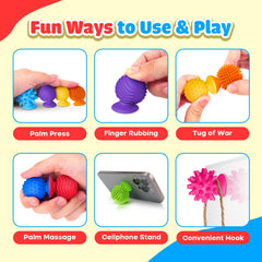 Small Fish squishy sensory toy with textured surfaces for classroom calm