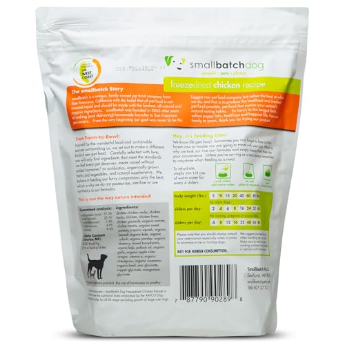 Rehydrated Smallbatch Pets chicken meal in a bowl for quick feeding