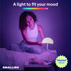 Smallish Shroommate with multi-color LEDs for dorm mood lighting