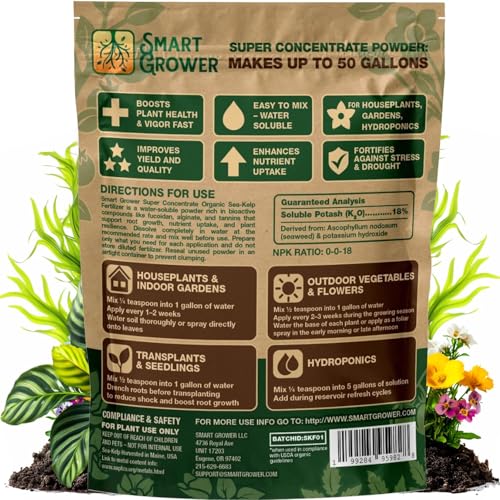 Smart Grower small-batch organic formula for planet-friendly plant care.