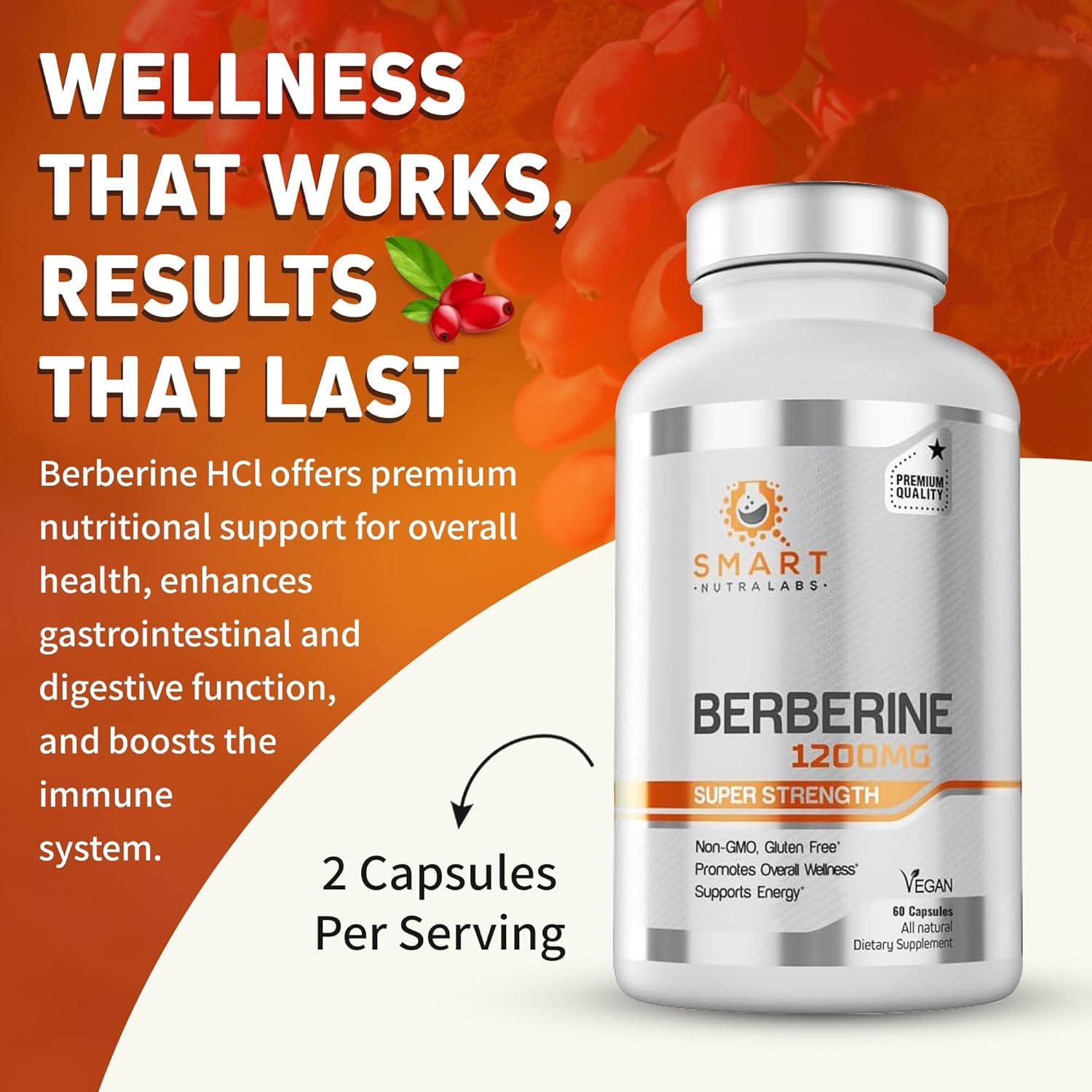 GMP-certified facility seal for Smart Nutra Labs Berberine production