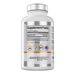 Packaging and label of Smart Nutra Labs Berberine HCL