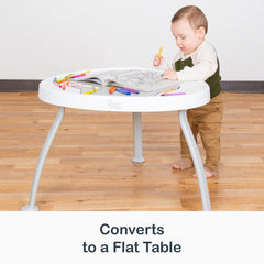 Smart Steps Bounce N’ Play musical keyboard stimulates auditory exploration.