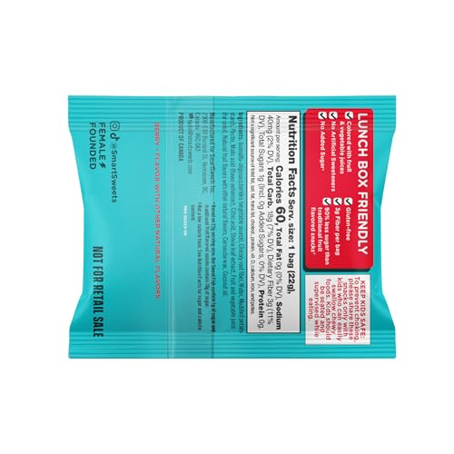 SmartSweets Mini Sweet Fish closeup berry flavor for tasty snacking