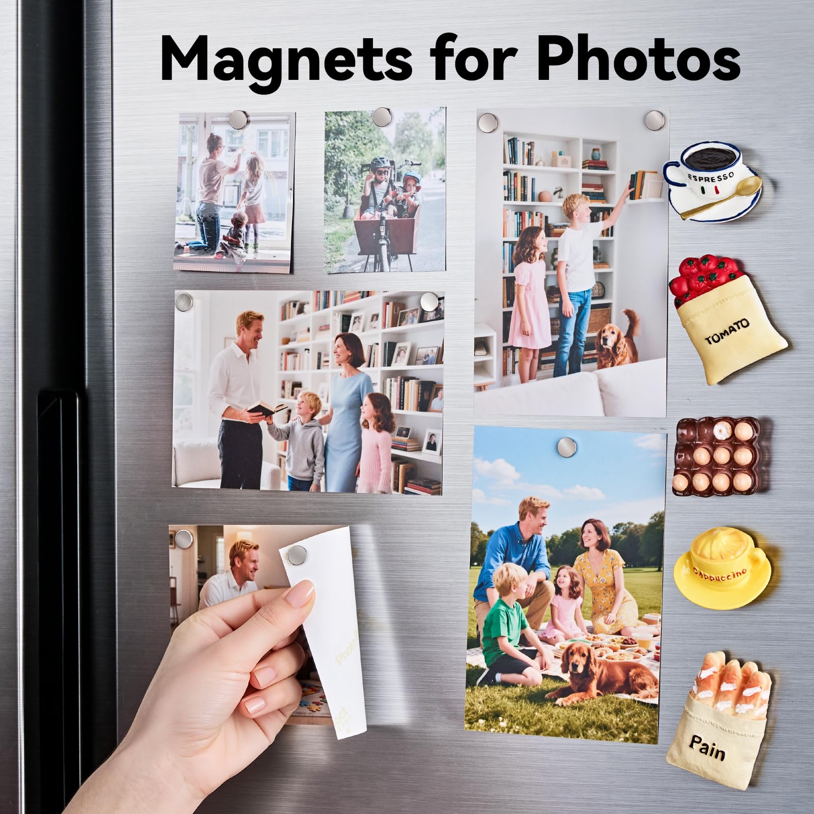 SMARTAKE magnets fix cable and pen clutter neatly.